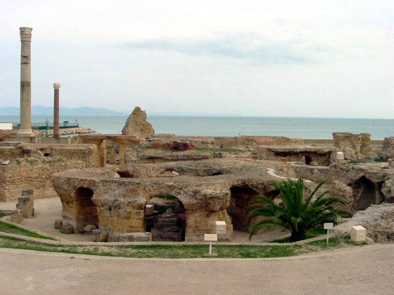 Руины древнего Карфагена в г. Тунис