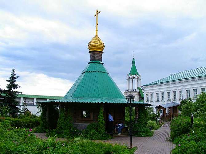 В этой часовне - святой источник