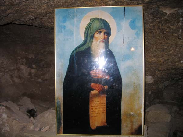 Монастырь преп. Феодосия Великого. Икона преп. Антония Великого. Монастырь преп. Феодосия Великого. Икона преп. Антония Великого.