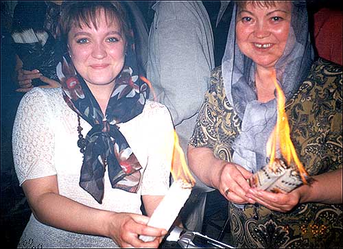 Самарские паломники в Великую Субботу