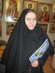 монахиня Евфросиния (Молчанова) на Православной выставке в Москве