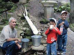 на святом источнике в Жигулях