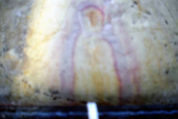 Образ Божией Матери на ступеньке