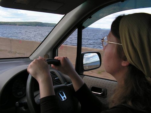 Проезжаем Воткинское водохранилище