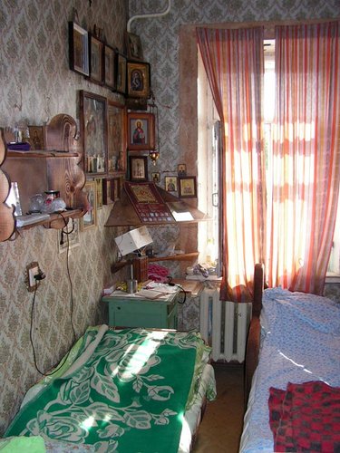 Монашеская келья, в которой мы ночевали