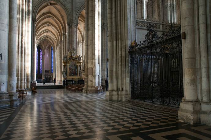 В амьенском соборе