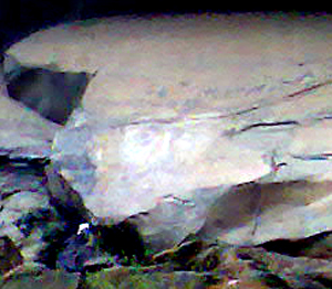 Архызский Лик. Словно Сам Господь смотрит на нас со скалы...